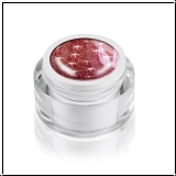 Gliter UV/LED-gel, 5 ml, bordo rdeča